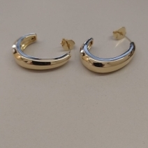 BRINCO FO ARGOLA GOTA LISA 26MM