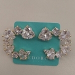 BRINCO FO EAR CUFF ZIRC GOTA RDD CORA 22MM
