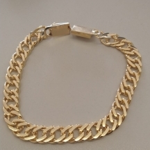 PULSEIRA FO MASCULINA GRUME DUPLA 9MM FECHO GAVETA 22CM