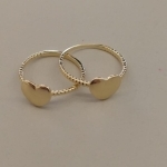 ANEL FO CORA CHAPA LISO 6MM ARCO RISCADO