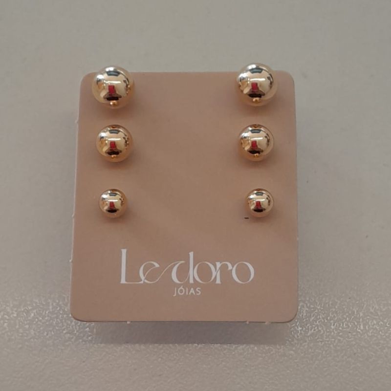 TRIO FO BOLA LISA 6MM 5MM 4MM