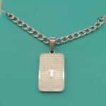 COL AÇO PLACA PAI NOSSO QDD 10MM