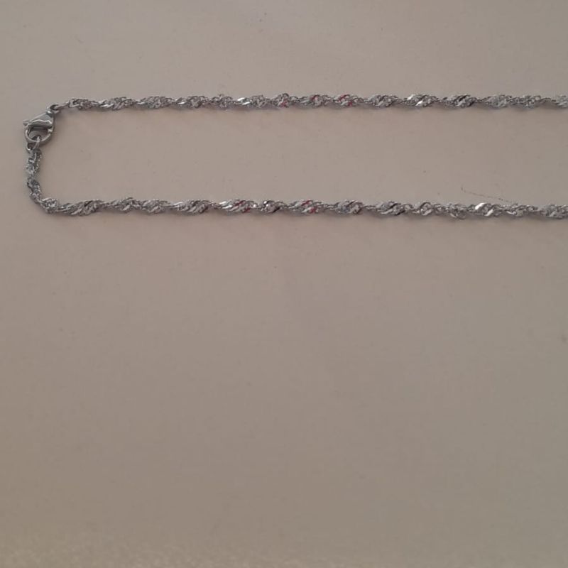 COLAR ACO SINGA PURA 2,5MM  40CM