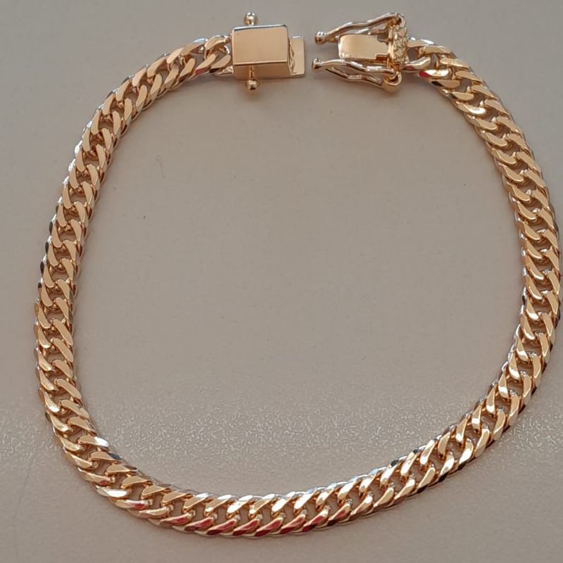 PULSEIRA FO GRUME DUPLA 5MM 19CM FECHO GAVETA COM TRAVA