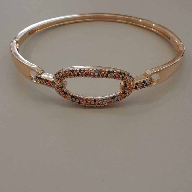 BRACELETE FO FIVELA CRAVEJ COLORIDO