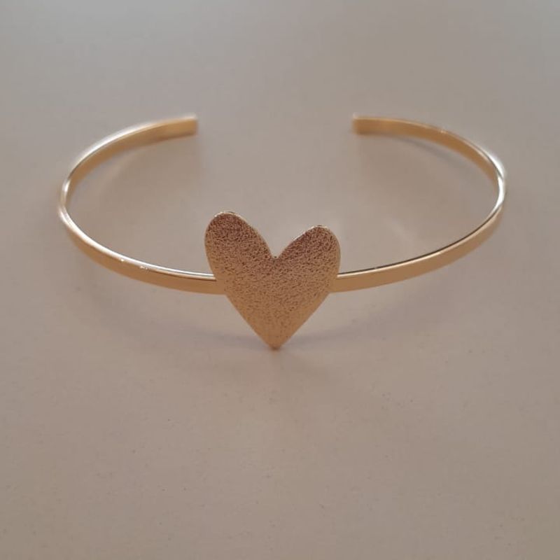 BRACELETE FO CORA CRAQUELADO ARO LISO