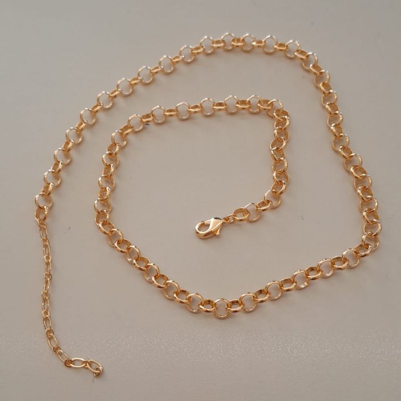CORRENTE FO ELO PORTUGUES 5MM 40CM +ALONG