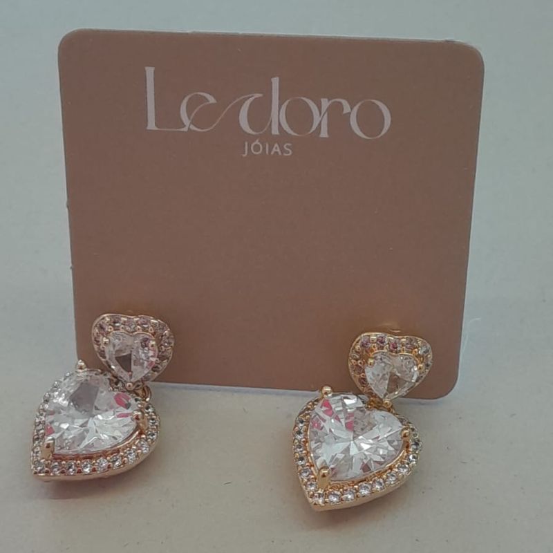 BRINCO FO CORA DUPLO PEND CRISTAL