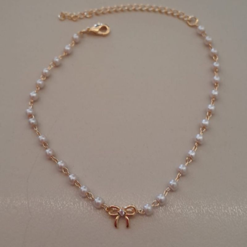 PULSEIRA FO LACO PEROLA 3MM  17CM