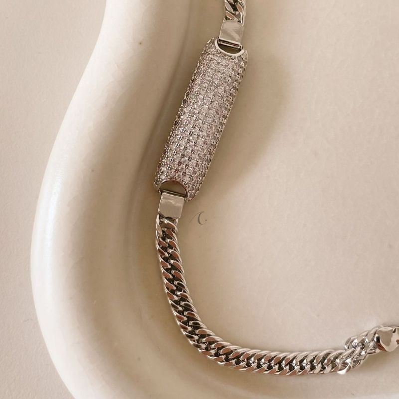 PULSEIRA RB PLACA CRAVEJ GRUME DUPLA 18CM + ALONG