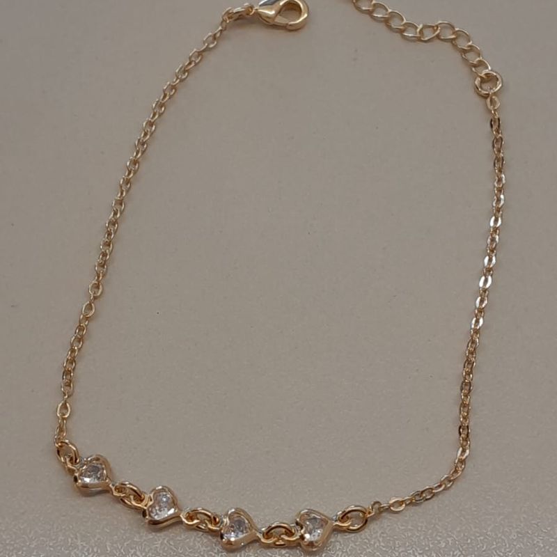 PULSEIRA FO  4 CORA ZIRC CORR CADEADO 17CM + ALONG