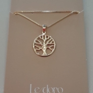 COLAR FO ARVORE DA VIDA LISO RDD 14MM CORR VENEZ 45CM+ALONG