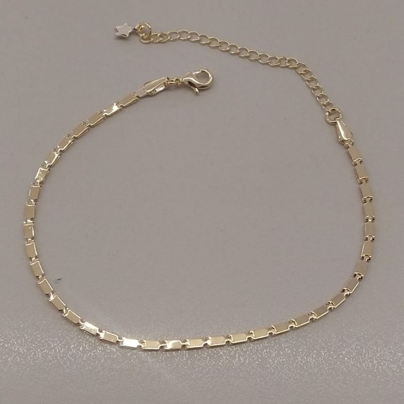 PULSEIRA FO TRAMA QDD LISA 1,8MM 17CM + ALONG