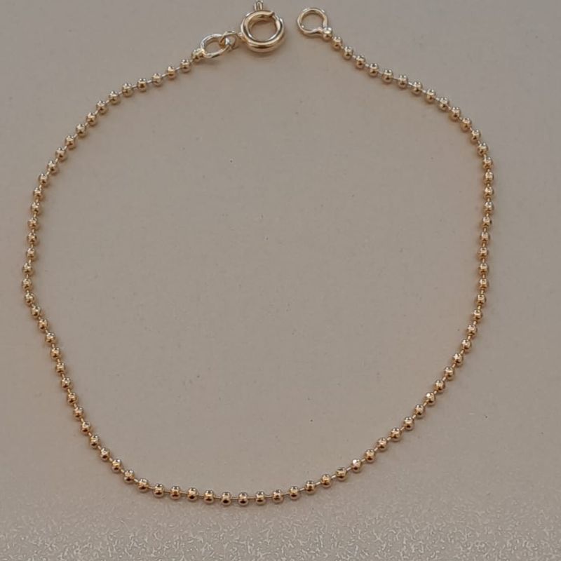 PULSEIRA FO BOLINHA LISA 1,2MM  18CM