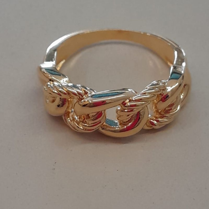 ANEL FO CARTIER LISO TRABALHADO 8MM