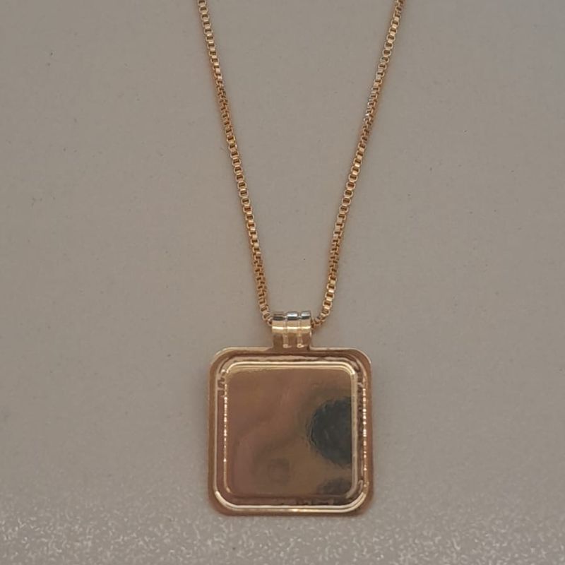 COLAR FO PLACA LISA CORR VENEZ 45CM