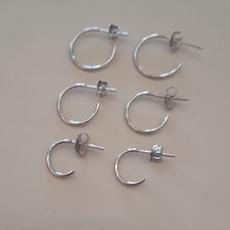 TRIO ACO MEIA ARGOLA TARRAXA 16MM 14MM 11MM