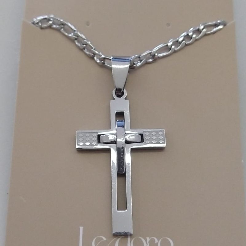 COL ACO CRUZ DUPLA DETALHES PONTAS 20MM CORR 70CM 3X1