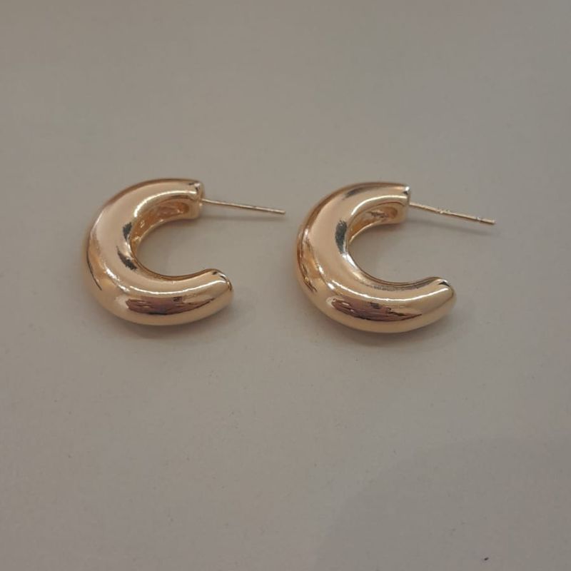 BRINCO MEIA ARGOLA FO TUBO 21MM X 6MM