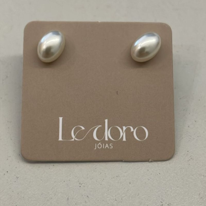 BRINCO FO PEROLA OVAL 4MM