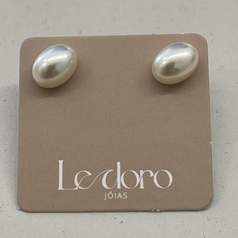 BRINCO FO PEROLA OVAL 6MM