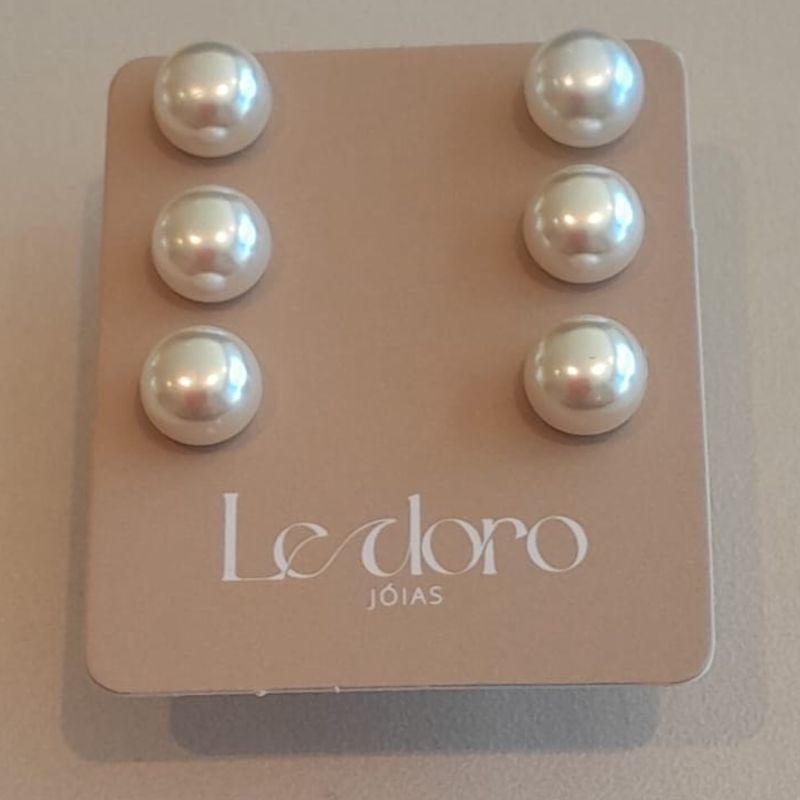 TRIO FO PEROLA ACHATADA 6MM