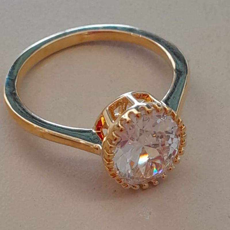 ANEL FO ZIRC OVAL 8MM CX ALTA VAZ