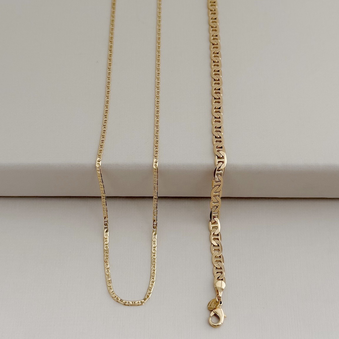 12.1927.0.O - Pulseira de elos marine polido liso em 0,6cm