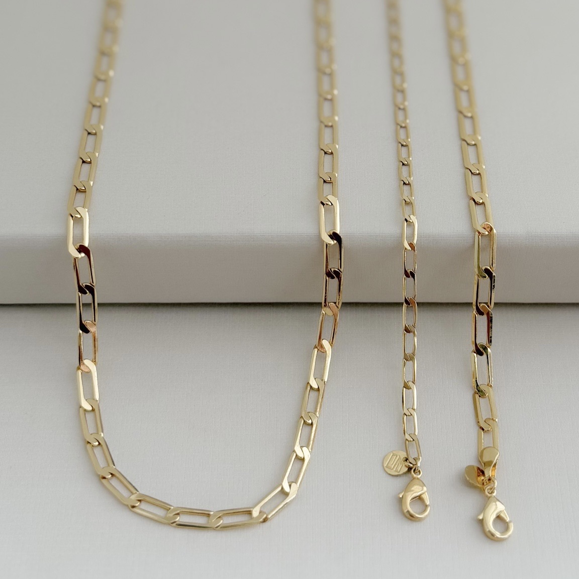 12.1930.0.O - Pulseira de elo longo polido liso