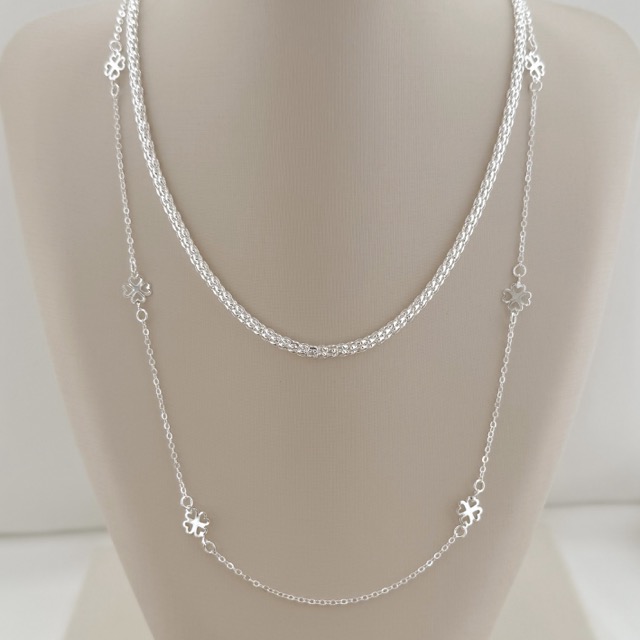 09.2398.0.S - (32) Choker de malha oca em desenho barril liso