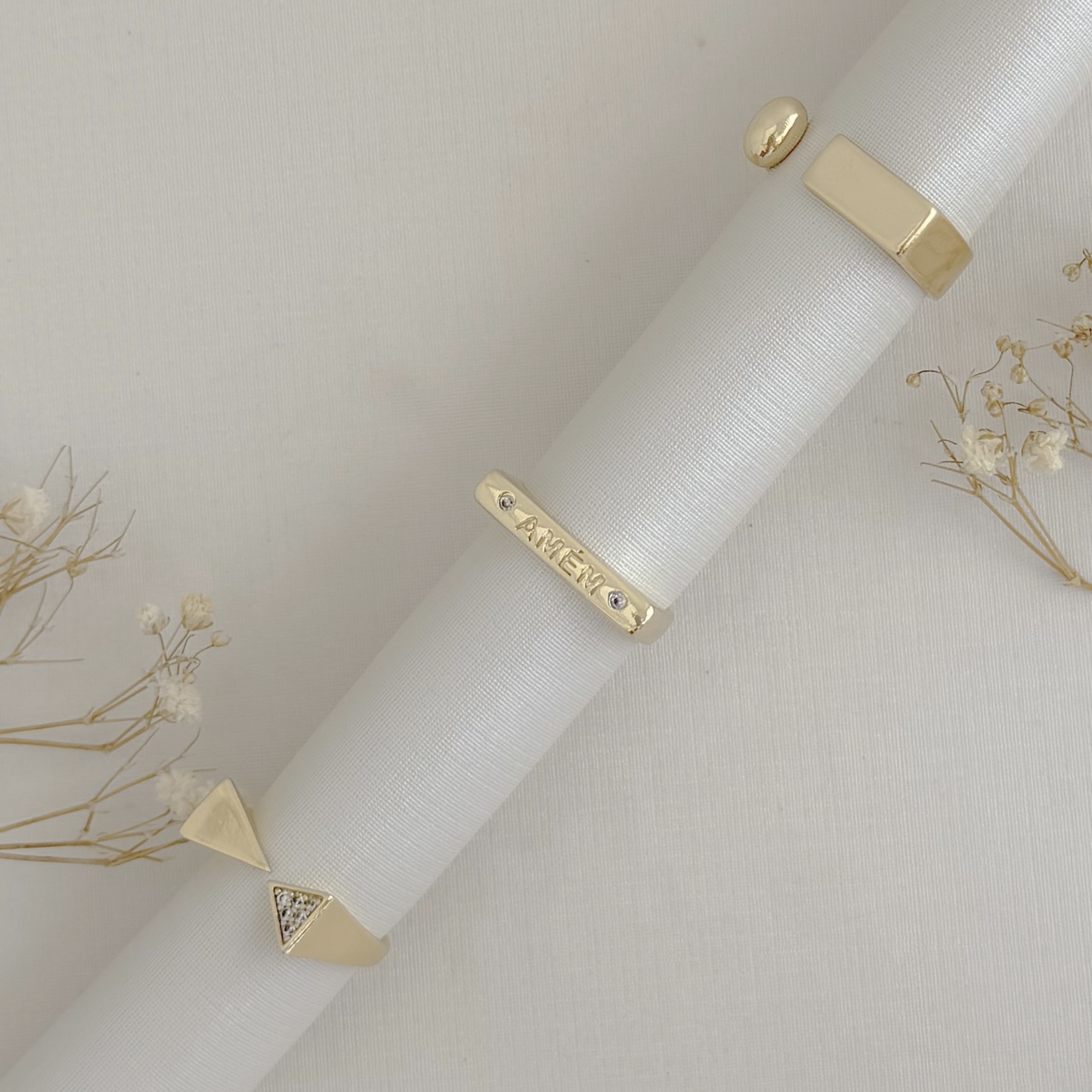 03.2508.0.o - (Reg 15) Anel de aro em chapa reta com parte superior quadrada aberto na lateral