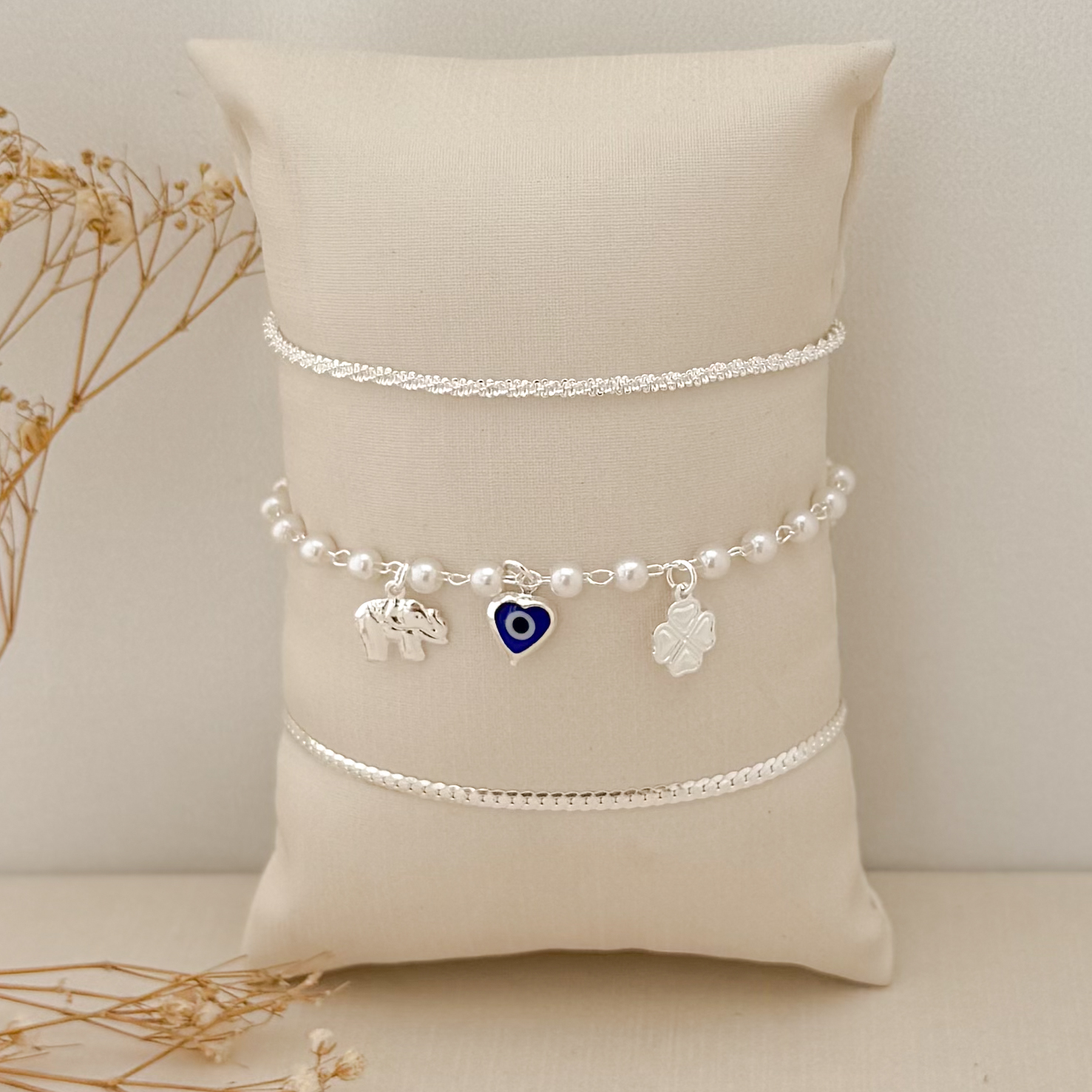 12.2025.0.S - (V2) Pulseira de malha veludo simples classico