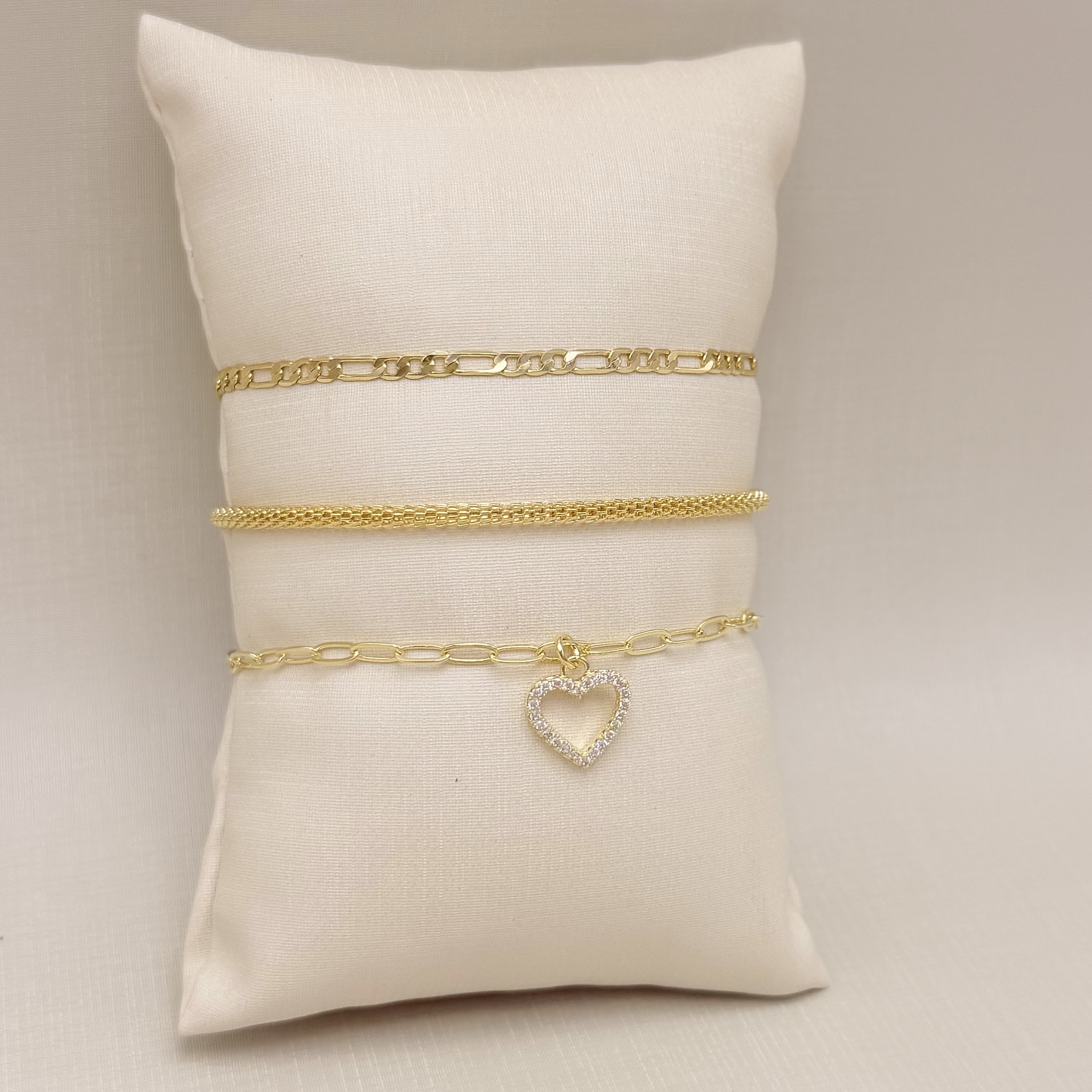 12.2241.0.O - Pulseira de malha tubo pipoca 2,4mm de espessura