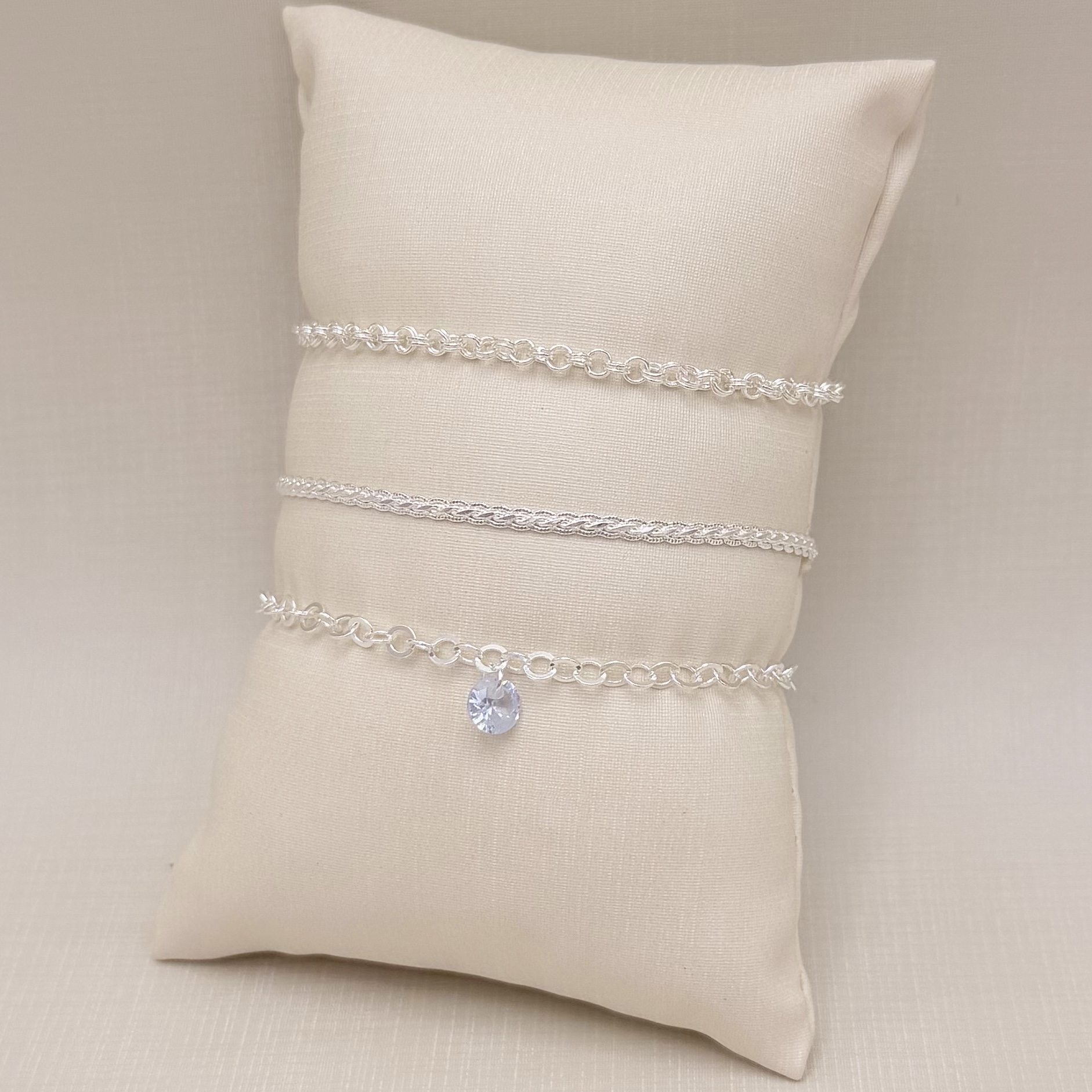 12.2256.0.S - Pulseira de elo português duplo 3mm