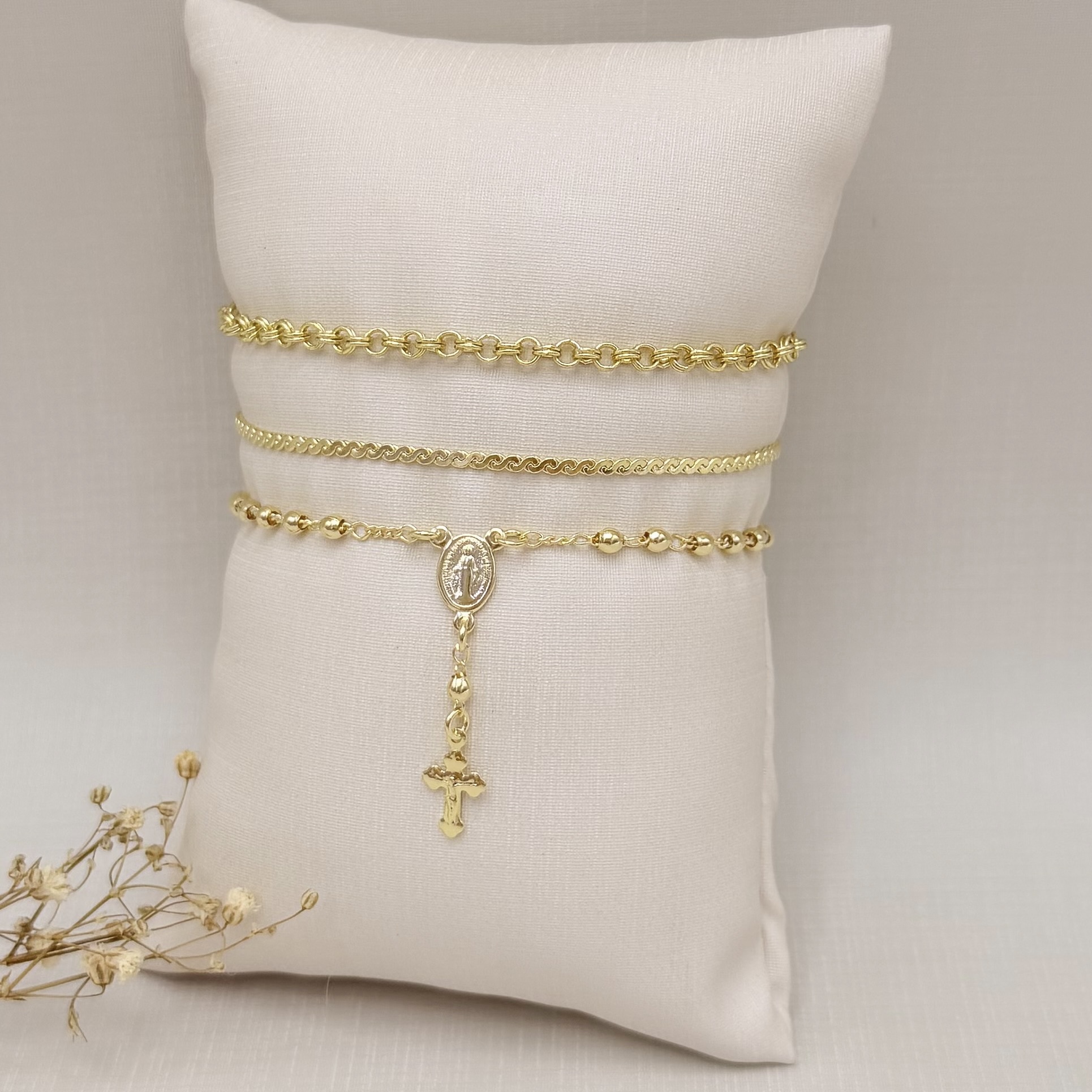 12.2264.0.O - Pulseira malha ondas 1,8mm.