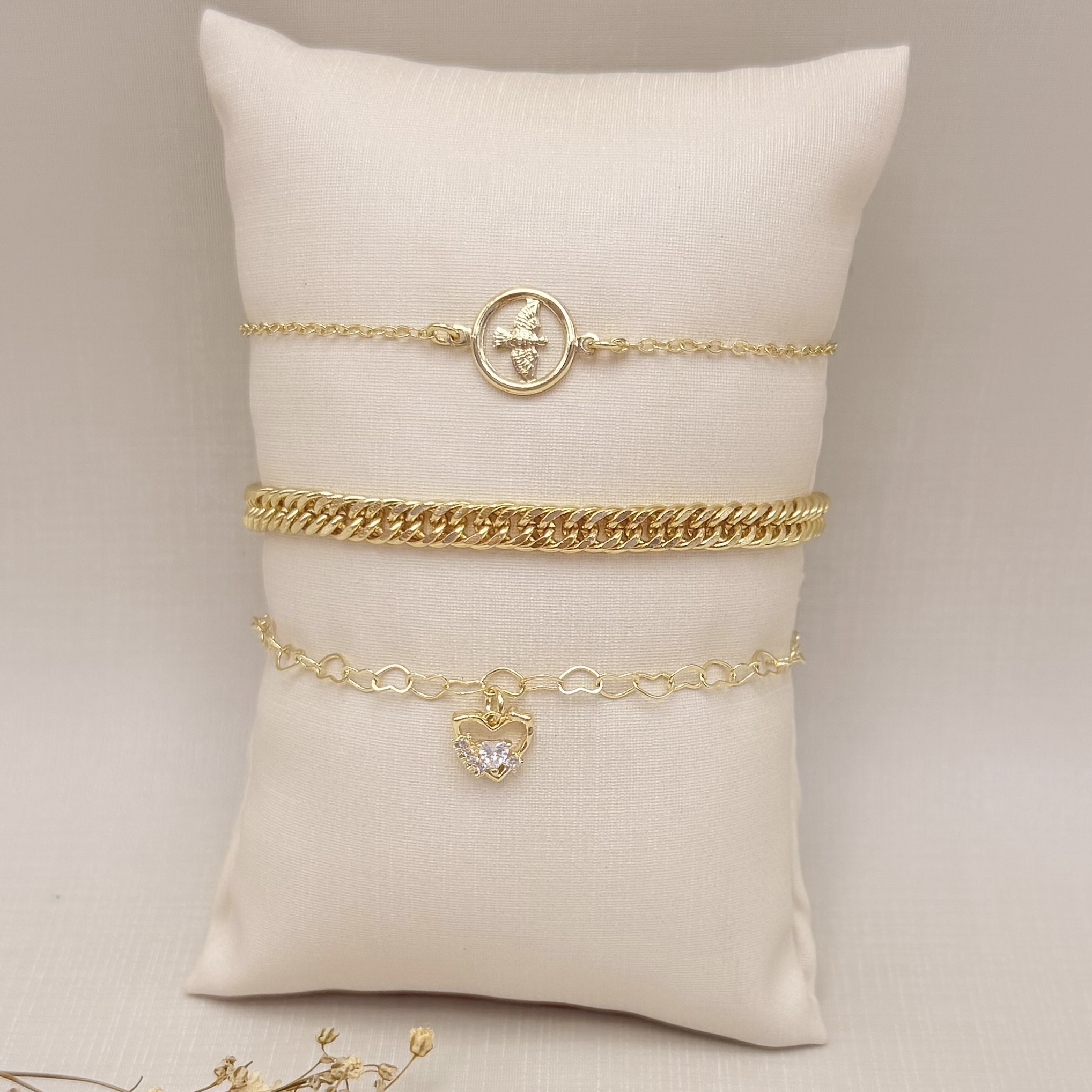 12.2268.0.O - Pulseira de elos groumet duplo 5mm