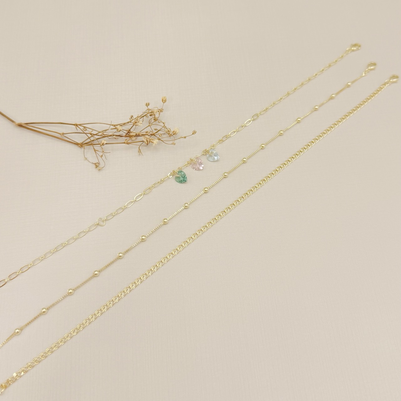 14.0329.0.O - Tornozeleira elo espiral 2,7mm de espessura.