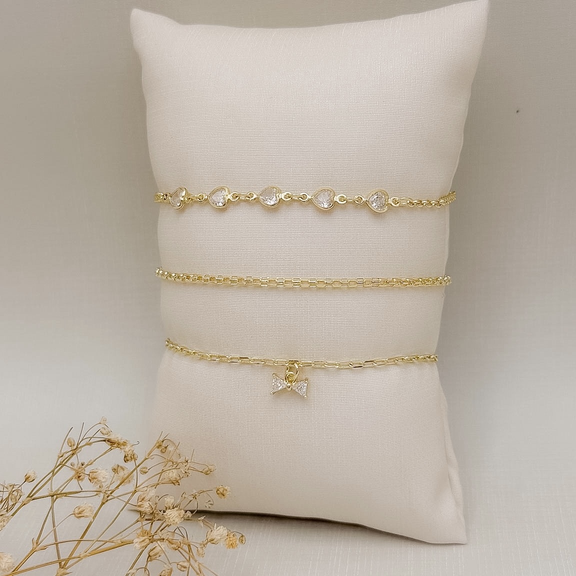 12.2321.0.O - Pulseira de malha estilo veneziana em tubo fino