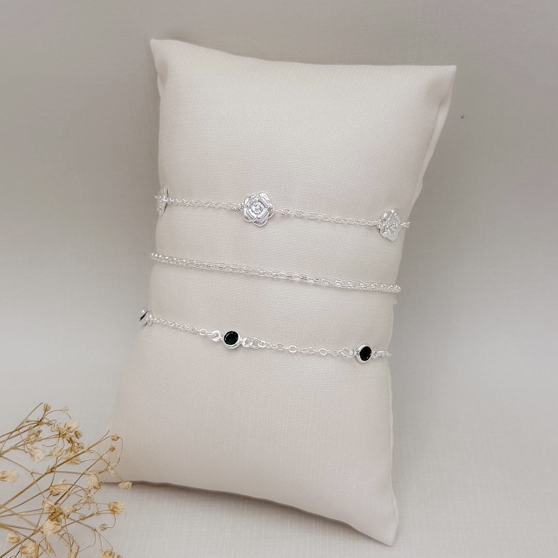 12.2321.0.S - Pulseira de malha estilo veneziana em tubo fino