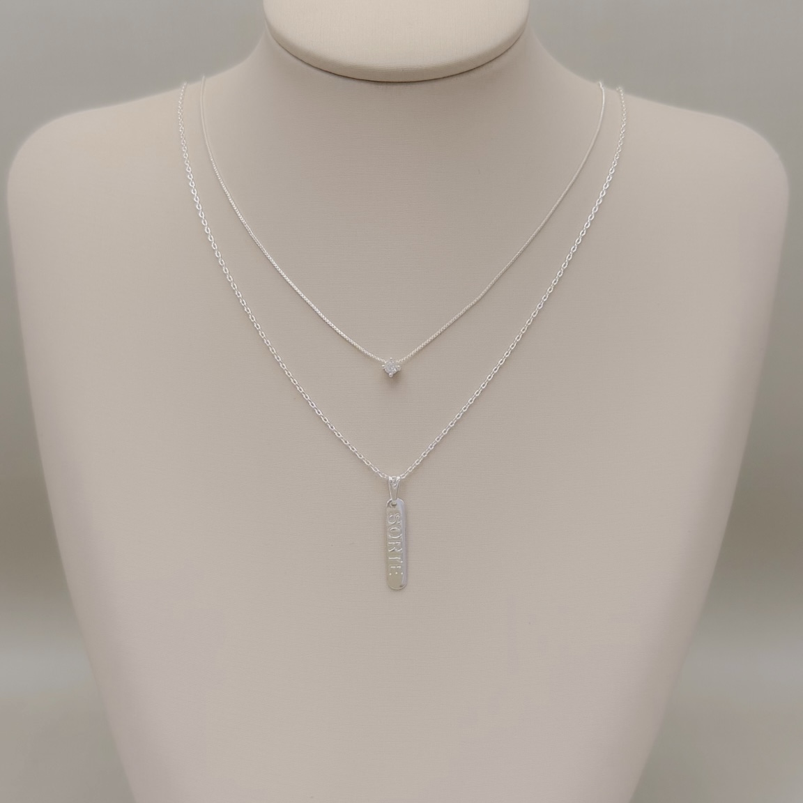 09.2515.1.S - (40) Colar de ponto de luz com galeria em veneziana