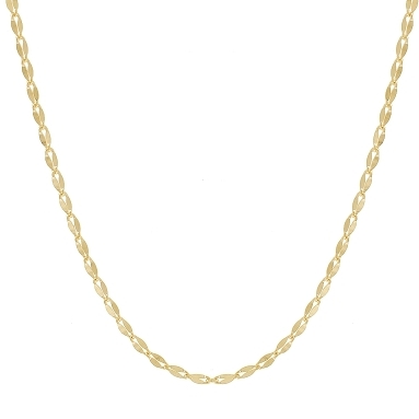 CORRENTE BATIDA LAMINADA BANHADA A OURO 18K