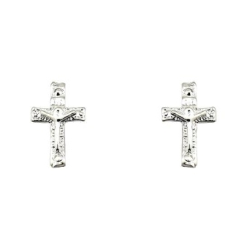 BRINCO CRUZ COM CRISTO PRATA 925