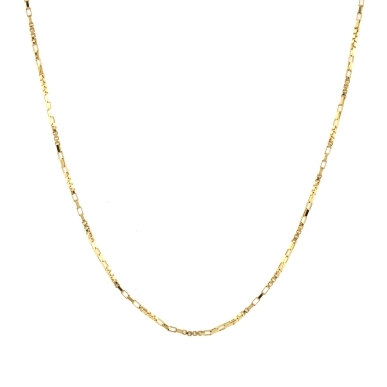 CORRENTE TIJOLINHO FINO BANHADO A OURO 18K