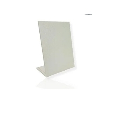 Expositor courino rampa para brinco em pe numero 1 tamanho 6,5X9CM na cor bege claro