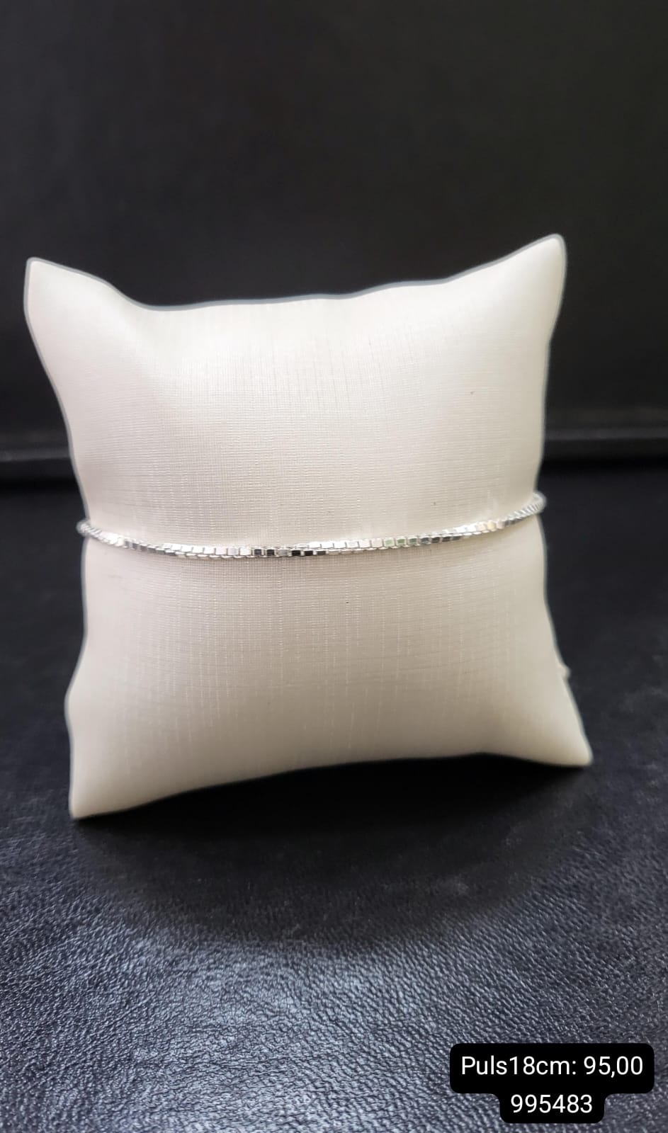 Pulseira veneziana grossa v28 prata 925