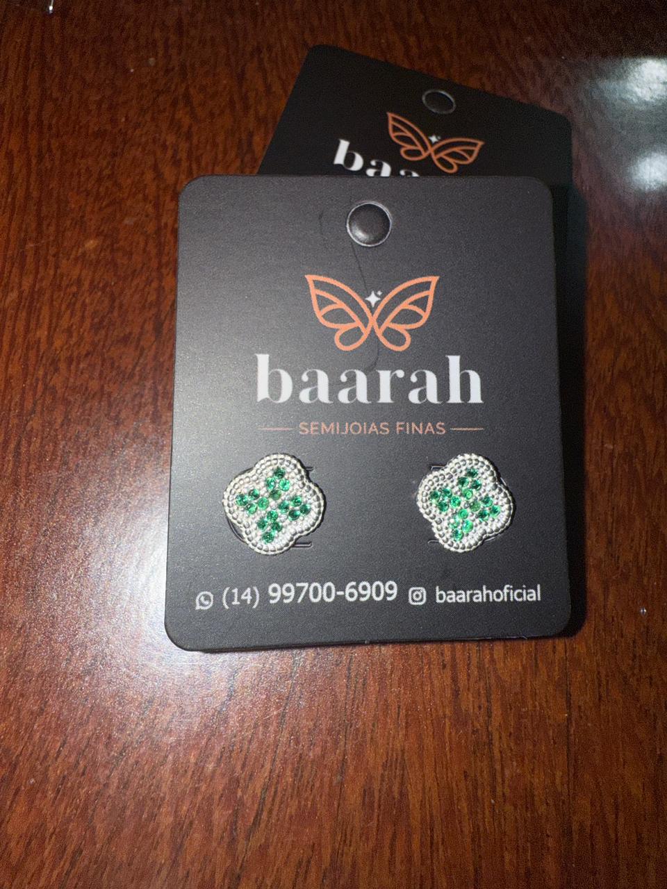 BRINCO INSP. VANCLEFF ZIRCÔNIAS ESMERALDAS