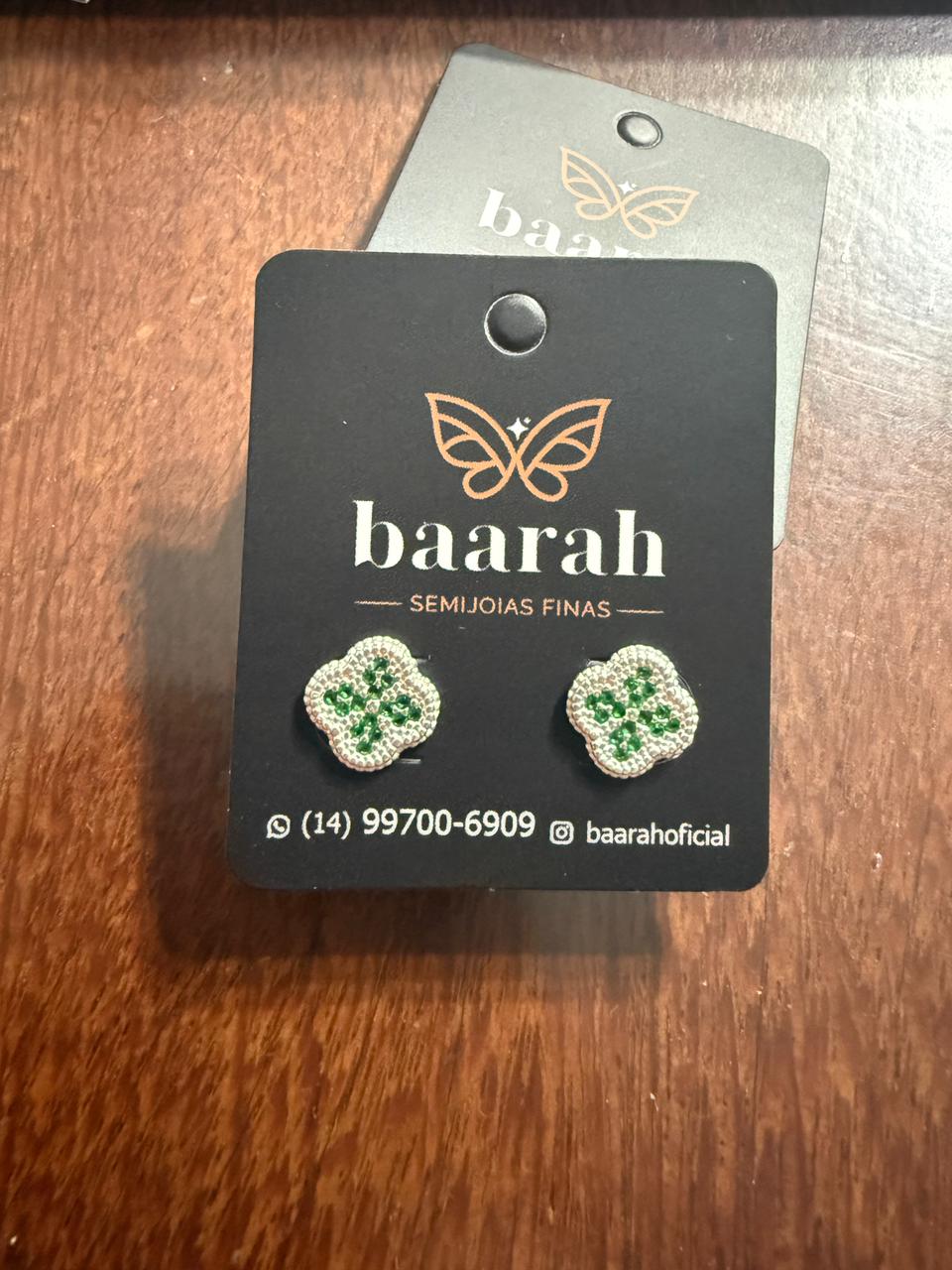 BRINCO INSP. VANCLEFF ZIRCÔNIAS ESMERALDAS