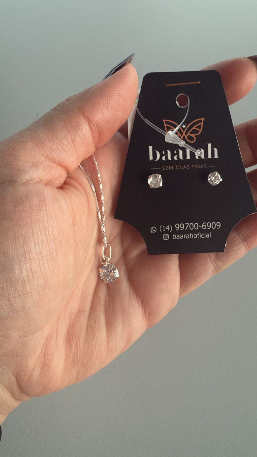 Conjunto Ponto de Luz Cristal