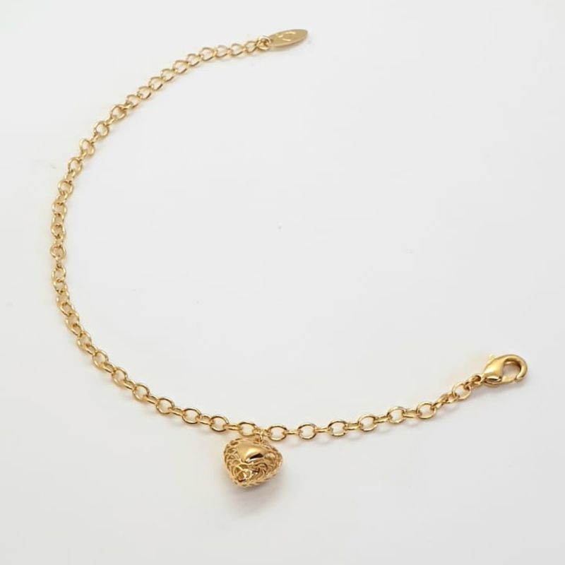 PULSEIRA PORTUGUESA C/ CORACAO VAZADO INFANTIL