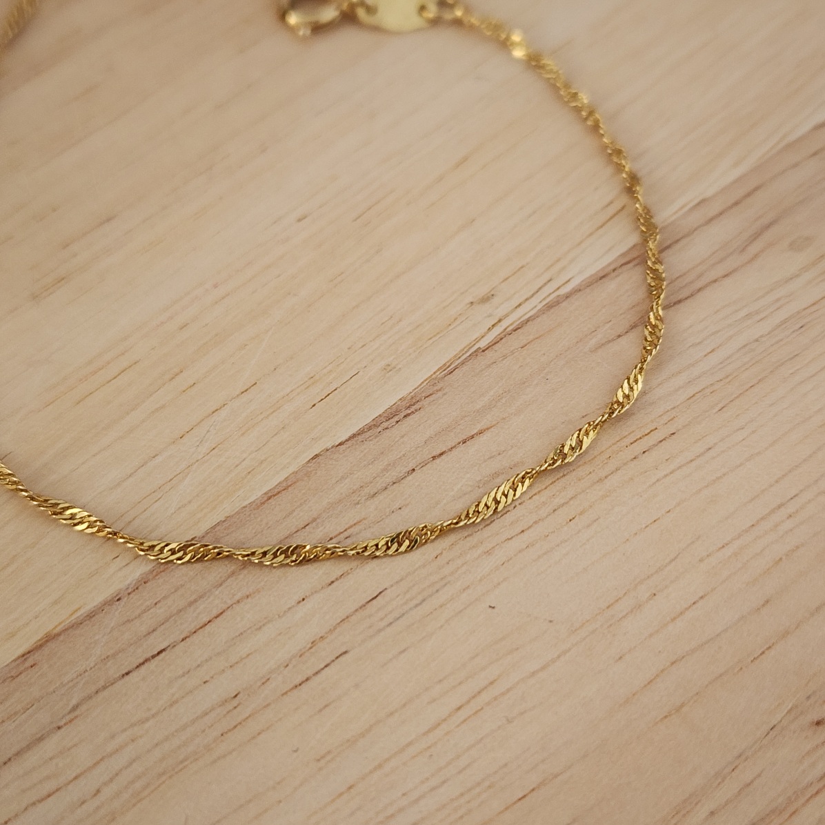 PULSEIRA DOURADA CORRENTE SINGAPURA